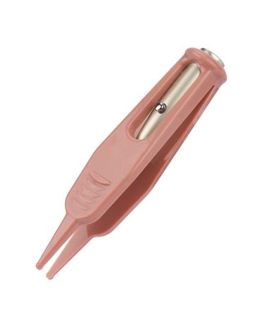 Atyhao Baby Cleaning Tweezer Infant Nose Cleaning Tweezer Ear Nose Navel Cleaner Remover Plastic LED Light Forcep Body Care for Relieves Stuffy Nose
