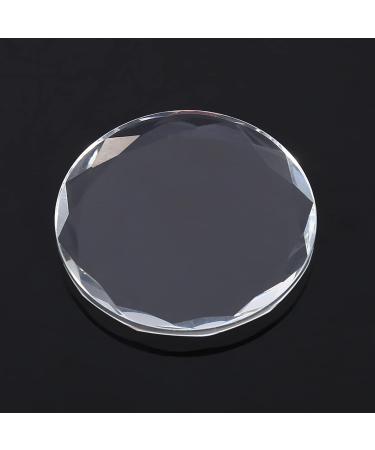 Eyelash Glue Holder & Crystal Lash Separator - Transparent Glass Pallet for Extensions & Makeup Art - Buy Online on SooperMarket.com