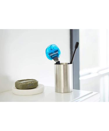 Steripod Safety Razor Holder - Anti-Rust Blade Protector for Men and Women (2 Pack Blue/Black) - Buy Online on SooperMarket.com