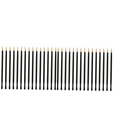 Baluue 100 Pcs Eye Makeup Tools Eyeliner Applicator Tool Gel Eyeliner Pencil Eyeliner Brushes Orange