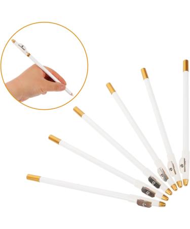 Mikinona 12pcs Eyebrow Pencil Sharpener Eyebrow Pencils Brow Pencil for Makeup Women Brow Pencil White Wooden - Buy Online on SooperMarket.com