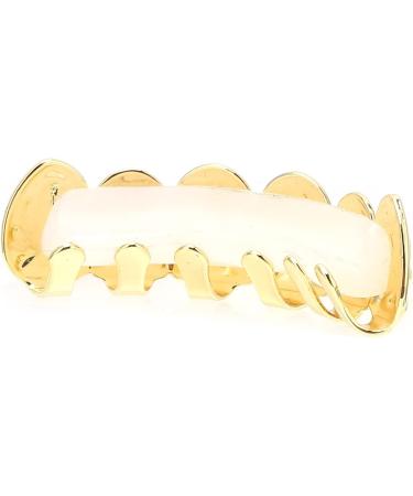 Halloween Hip Hop Teeth Hip Hop Tooth Brass Gold-plated Ion Plating for Outdoor Activities for Party for Home for Concert(gold) - Buy Online on SooperMarket.com