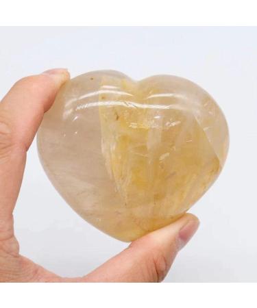 Natural Crystal Rough 1pc 60mm-70mm Natural Crystal Folk Crafts Gemstone Heart for Gift - Buy Online on SooperMarket.com