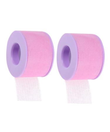 2 Rolls Silicone Gel Tape Lash Supplies Makeup Tape for Eyeshadow and Eyeliner Eyelash Tape Makeup Tools Lashes Tools Eyelash Planting Strips Lash Extension Tape Eyelash Tools 4.40X4.40X3.00CM