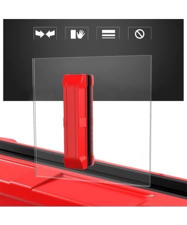 Kliplinc Magnetic Double-Sided Window Cleaner for Single/Double Glazed Window Glass Cleaner Anti-Falling Red - Buy Online on SooperMarket.com