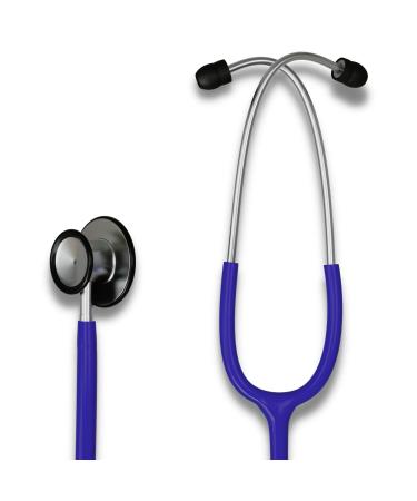 HCS Stethoscope - Classic Lightweight Design - 360 Dual Head Chest Piece - Economical Student Home Use Nursing Student - Doctor Vet Tech and Nursing School Essentials Blue Stethoscope