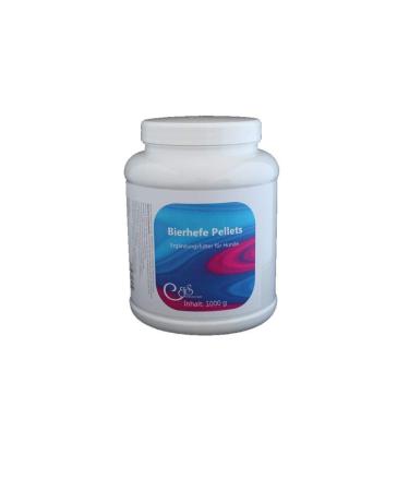 Barbara Seitz Brewer's Yeast Pellets for Dogs 1000 g - For Dog Fur & Skin BARF with Diatomaceous Earth Coat Change Care