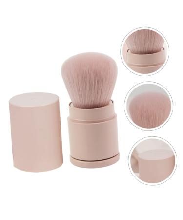 NOLITOY Powder Brush - Fluffy Blush & Foundation Makeup Brush | Portable Pink Cosmetic Tool for Flawless Blending - Buy Online on SooperMarket.com