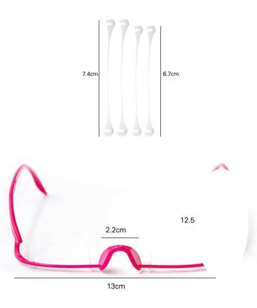 Worparsen Double Eyelid Trainer Eco-friendly Training Beauty Drooping Eyelid Stand Adjustment Tool Eye Styling Tool Lightweight Pink - Buy Online on SooperMarket.com