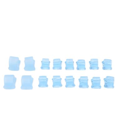 Gel Toe Separators ANGGREK 16 Pcs Gel Toe Separators Big Toe Alignment Toe Spacer Bunion Corrector for Overlapping Toes