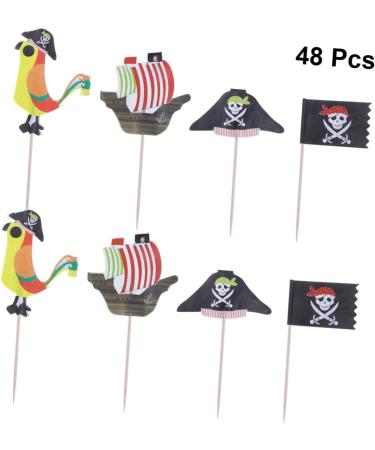 Warmhm 48pcs Halloween Party Ornaments Child Paper Food Bracket As Shown Size 3 - Buy Online on SooperMarket.com