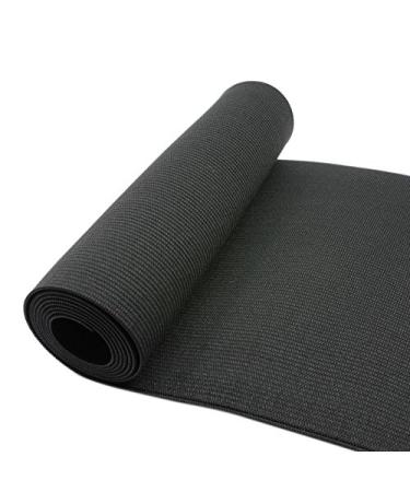 Strapcrafts 7 7/8-Inch Wide by 2-Yard Black Heavy Stretch Knit Elastic 74030