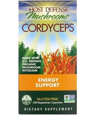 Host Defense Cordyceps Mushroom Capsules Supplements 120 count 55% Polysaccharides & 1000mg of Mushroom Supplement Powder per serving Immunomodulating Properties and a Source of Antioxidants (Packaging May Vary) 120 count (Pack of 1) - Buy Online on SooperMarket.com