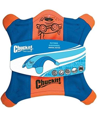 Chuckit! Flying Squirrel Dog Toy Medium - Interactive Floating Disc Frisbee for Tossing and Fetch - Buy Online on SooperMarket.com