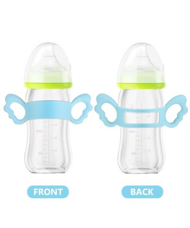 Toddmomy 4PCS Baby Bottle Handles - Silicone Grip Holder for Kids | Perfect for Small Hands | International Shipping Available - Buy Online on SooperMarket.com