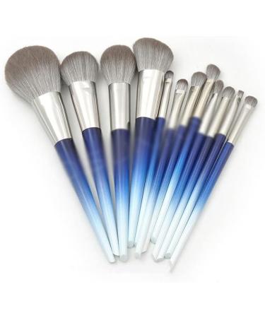 DFHBFG 12 Cone Bevel Tail Handle Makeup Brush Set - Gradient Handle Loose Powder & Eye Brush Tools for Flawless Makeup Application - Buy Online on SooperMarket.com