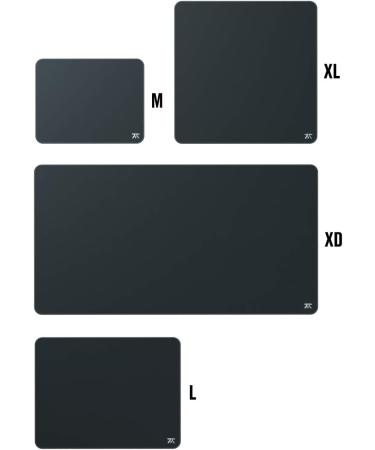 Buy Fnatic Dash XD Extended Gaming Mat | Professional E-sports | Non-Slip Rubber | Sewn Edges | XL Size 950x500mm | Black Hybrid Fabric - Buy Online on SooperMarket.com
