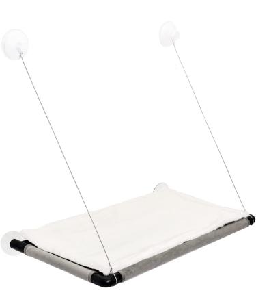 Hanging Window Cat Hammock - Suction Cup Mounted Perch for Indoor Cats | 26.4 x 15.6 Inches - Buy Online on SooperMarket.com