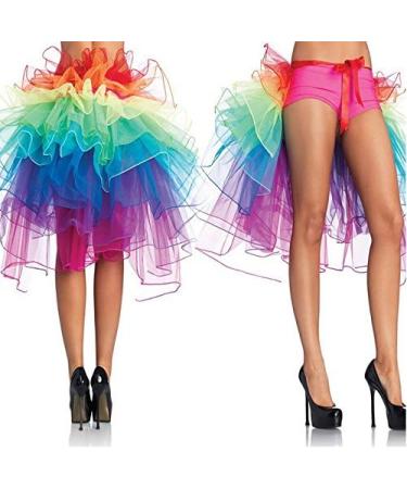 Women's Rainbow Layered Tutu Skirt - Dancing Mini Petticoat (One Size) - Buy Online on SooperMarket.com