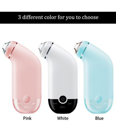 Glamne Blackhead Remover Vacuum | Electric Rechargeable Pore Cleaner for Men and Women - Pink - Buy Online on SooperMarket.com