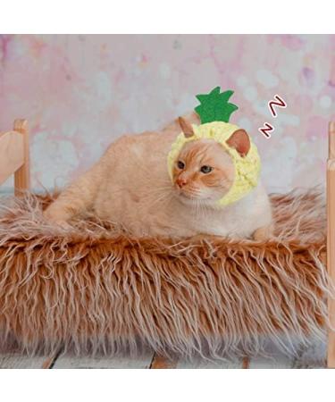Weewooday 5 Pieces Cat Hat Cat Costume Bunny Hat with Ears Funny Banana Pineapple Cat Hat for Cats and Small Dogs Kitten Puppy Party Costume Accessory Headwear(Cute Style) - Buy Online on SooperMarket.com