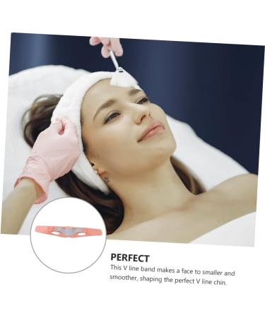 PLAFOPE 1pc Thin Face Belt Face Shaper Band Facial Belt Chin Lift Belt Lift Strap Graphene 60X10.5X1cm Orange - Buy Online on SooperMarket.com