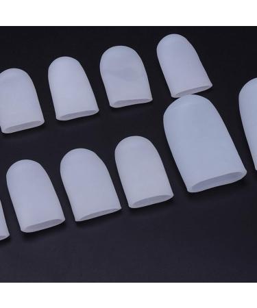 FOMIYES 15 Pairs Gel Toe Caps - Callus & Blister Silicone Protectors for Women/Men - Buy Online on SooperMarket.com