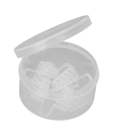 Brrnoo Anti Snoring Nose Clip 4pcs Anti Snoring Nose Clip Transparent Comfortable Sleeping Aid Device Snoring Solution Nasal Dilators Silicone Nasal Clips