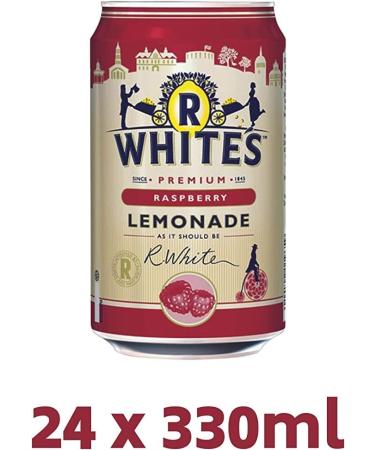 R Whites Premium Raspberry and lemonade can 24 x 330 ml - Buy Online on SooperMarket.com