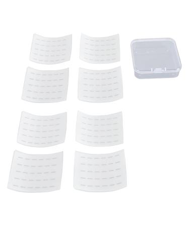 Eyelashes Adhesive Strips - Self Sticking Lashes Glue Skin Friendly Quick Stick 8 Sheets for Makeup Supplies (Black) - International Shipping Available - Buy Online on SooperMarket.com