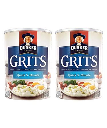 Quaker 5-Minute Grits, 24 oz (2 Pack)