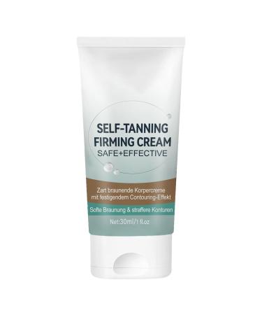 Self Tanning Lotion Gradual Tan Moisturiser - Tanning Accelerator Self Tanning Firming Cream with Gradual Fake Tan with Hyaluronic Acid - Everyday Fake Tan Face Cream Natural Skin Care