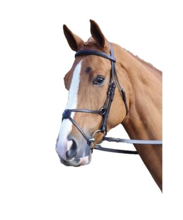 Shires Aviemore/Velociti Mexican Bridle 5004 Black Cob
