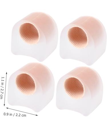 2 Pairs Silicone Toe Sleeves & Splint for Toe Separation & Valgus Correction - Reusable & Comfortable Toe Splitter Set 2.7x2.2cm - Buy Online on SooperMarket.com