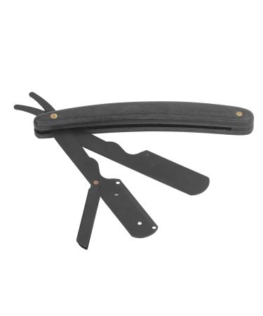 Buy Stainless Steel Manual Beard Blade Holder with Wooden Handle | Perfect for Home Facial Care - Buy Online on SooperMarket.com