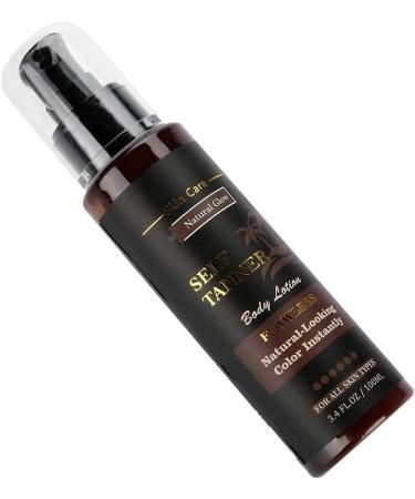 Self Tan Body Cream 100ML Self Tanner Longlasting Moisturizing Sunless Tanning Lotion Body Cream Sunbed Tanning Accelerator Cream Sunless Tanning Lotion - Buy Online on SooperMarket.com