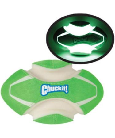 Chuckit! CH32306 Fumble Fetch Max Glow - Small Green/White Fetch Toy | International Shipping Available - Buy Online on SooperMarket.com