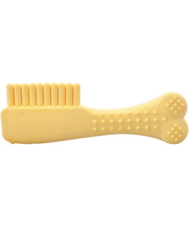 Skuda Kielzeugkamm: Interactive Dog Toy for Puppies - Tough Natural Chew Teeth Cleaning & Boredom Buster for Medium & Large Breeds (Yellow) - Buy Online on SooperMarket.com