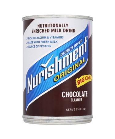Dunns River Nurishment Original Big Can Chocolate Flavour 12 x 400gram
