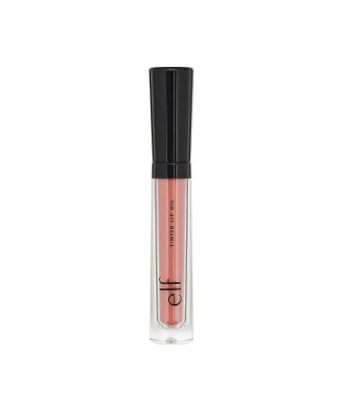 e.l.f. Tinted Lip Oil 0.1 Oz - Long Lasting Sheer Coverage, Non-Greasy, Moisturizing Formula with Jojoba, Apricot, and Vitamin E - Nude Kiss - Buy Online on SooperMarket.com