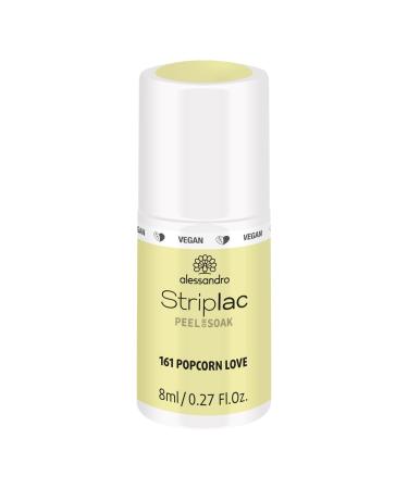 Alessandro Striplac UV nail polish popcorn love-gentle and long-lasting-easy distance thanks to peel-off technology-vegan and animal experimental-8 ml