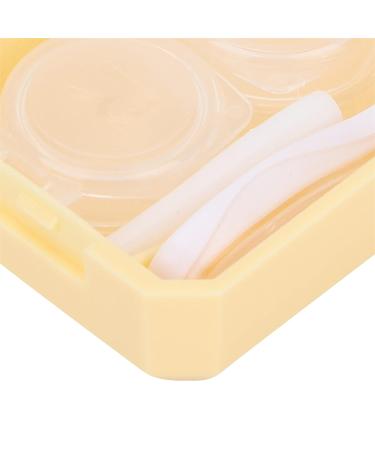 Buy Orange Contact Lens Case with Tweezers & Applicator Stick - International Shipping Available - Buy Online on SooperMarket.com