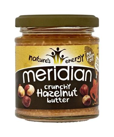 Meridian Crunchy Hazelnut Butter 100% Nuts 170g (Pack of 6)