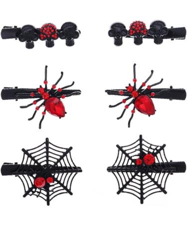 JSGHGDF Bat/Spiders Hairpins Hot Hair Clip Halloween Hair Clip for Woman 4 - Buy Online on SooperMarket.com