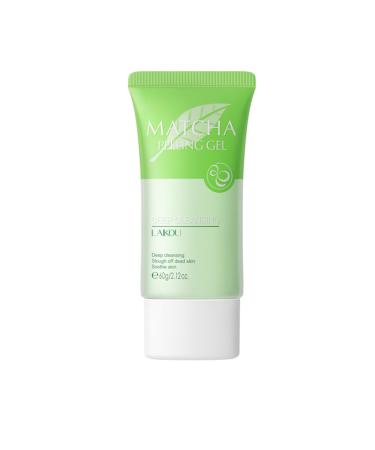 Matcha Peeling Gel Face & Body Exfoliating Gel Deep Cleansing Pores Shrink Pores Gentle Exfoliation Tighten Moisturize Hydrating Repair Soothe Soften Improve Skin Tone 60g