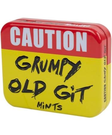 CAUTION 'Grumpy Old Git' Sugar Free Mints in Colourful Embossed Carry Tin - 30g (1) - Buy Online on SooperMarket.com