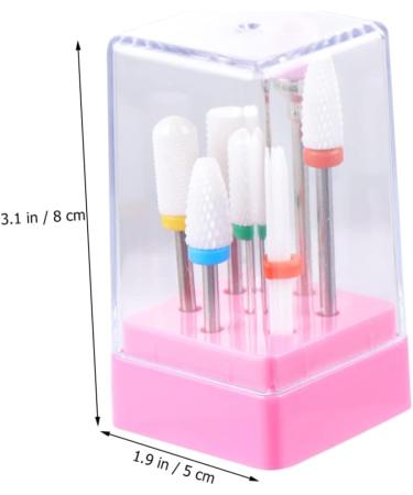 minkissy 1 Set Nail Art Grinding Head Toenail Sanding Head Acrylic Nails Buffer Bit Carbide Cuticle Cleaner Ceramic Polishing Bits Nail Drill Replacement Bits File To Rotate Tungsten Steel 3 3 6cm Assorted Color As Shown 2 - Buy Online on SooperMarket.com
