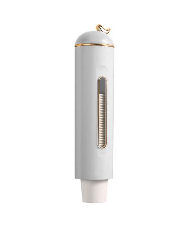 Paper Cup Dispenser Pull Type Disposable Cup Extractor Dustproof Automatic Cup Holder for Home and Office(White)