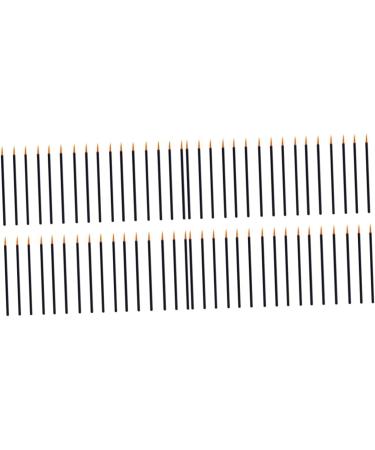 Healeved 200 pcs Makeup Point Disposable Cosmetic Lip Applicator Tool Gloss Fine Eyeliner Wands Brush - Buy Online on SooperMarket.com