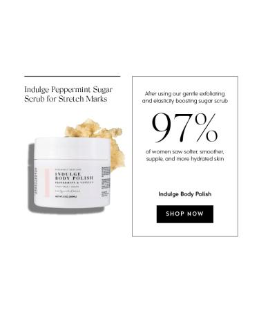 Indulge Peppermint Body Polish - Stretch Mark Prevention Cream Safe for Pregnancy | International Shipping - Buy Online on SooperMarket.com
